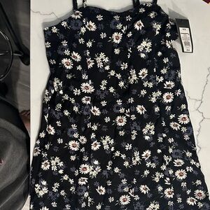 Floral Print Sleeveless Dress